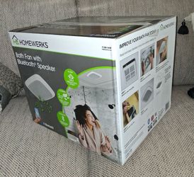 Bathroom Ceiling Fan with Bluetooth Speaker
