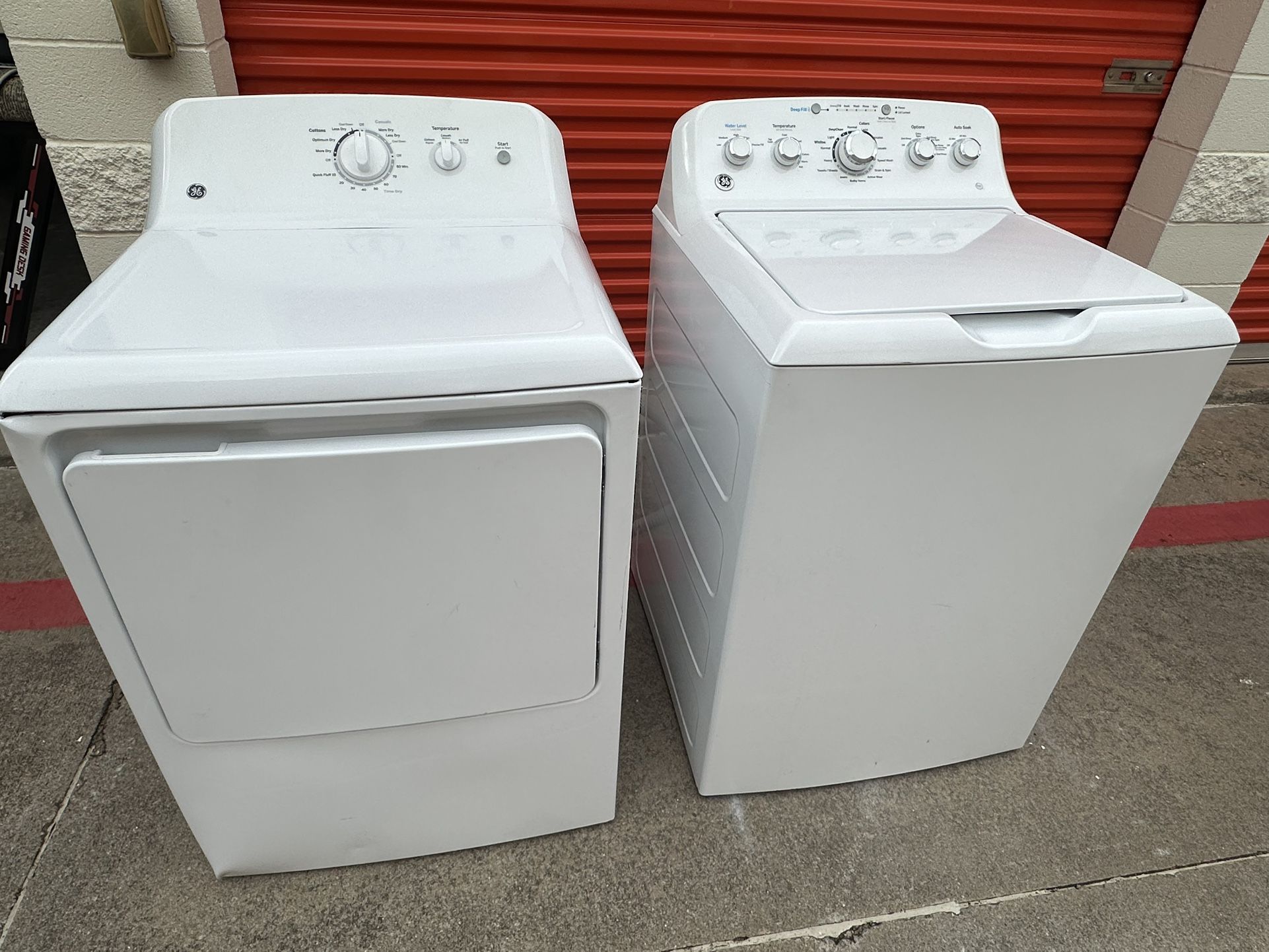 GE Set Washer And Dryer