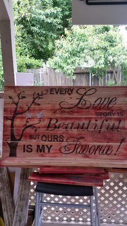 Custom wall art signs