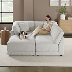 Dayna 4PC Modular Sec 🏢 BRAND: Kuka (Premium Quality) 🏷️ COSTCO ITEM #: 1812589