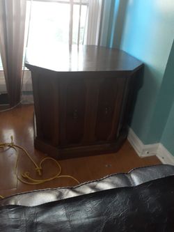 Wood Side Table
