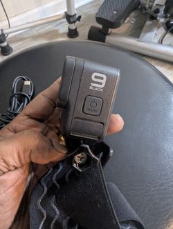Go Pro 9 black with Head Strap 