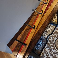 Toboggan Bench And Coat Rack Hooks Set