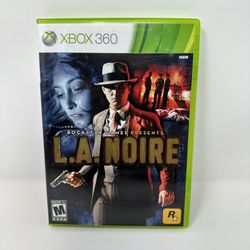L.A. Noire (Microsoft Xbox 360, 2011) CIB w/Film & Manual Tested Working