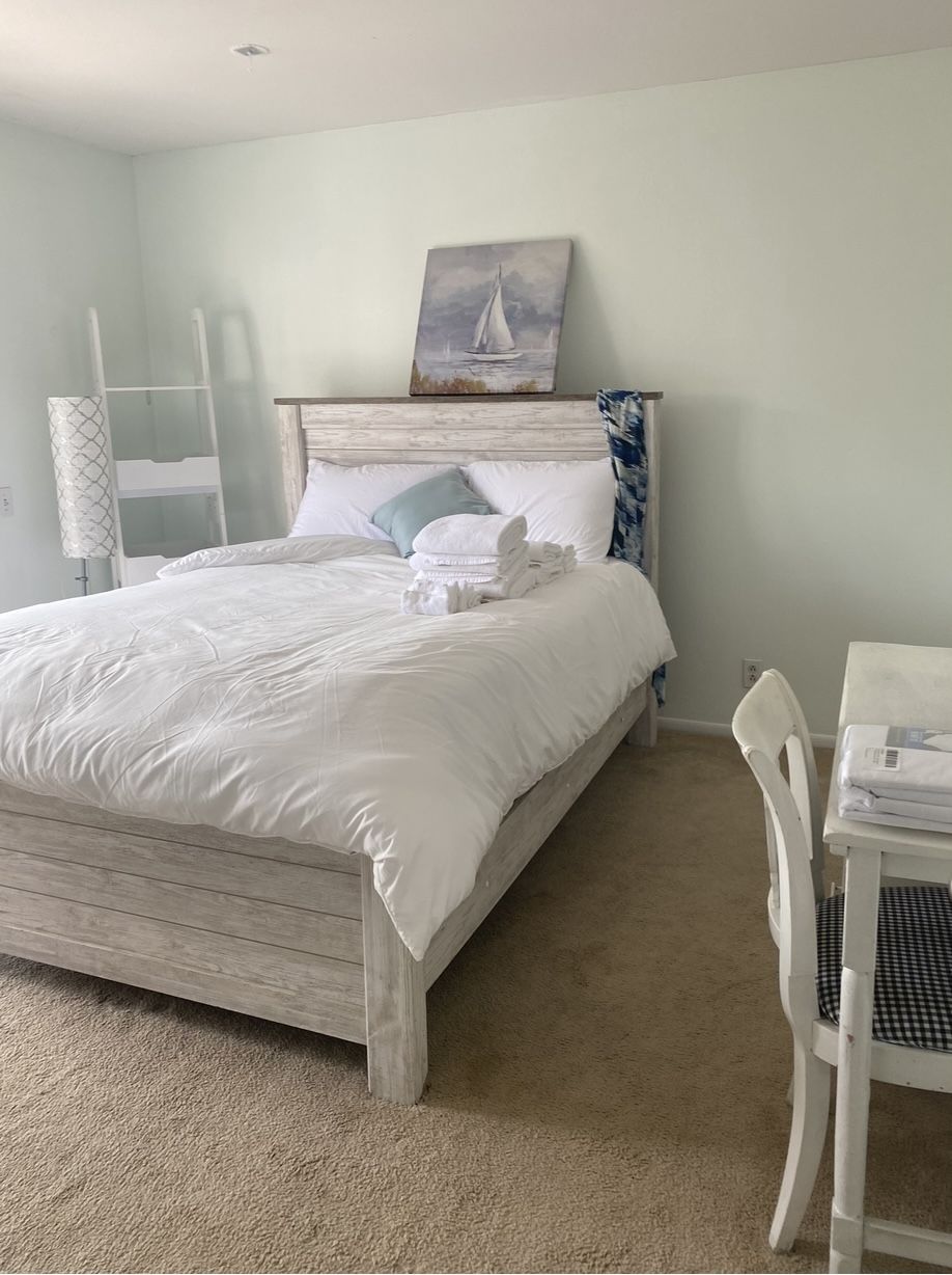Queen Bed Frame + Mattress &Box Spring