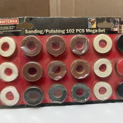 New Vintage 928269 Craftsman 102 Piece Sanding Polishing Disc Mega Set