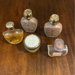 ANTIQUE AVON BOTTLES X5