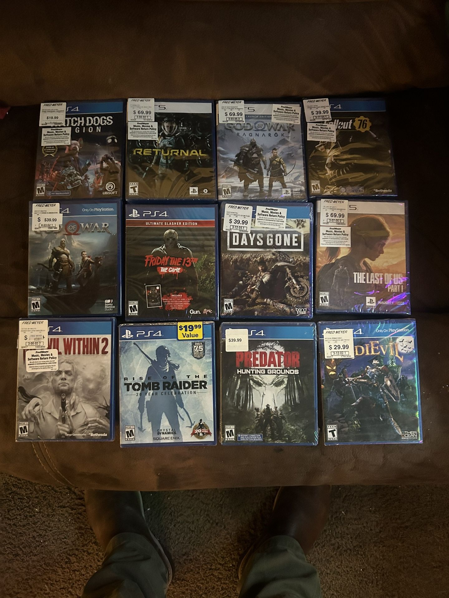 Ps4 And Ps5 Games. Lots Of Factory Sealed