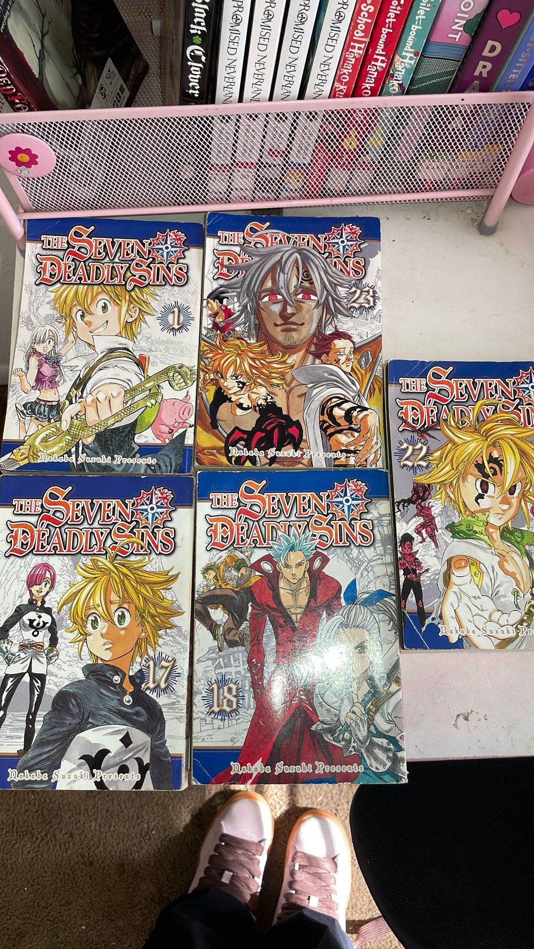 manga books half set ,The Seven Deadly Sins 