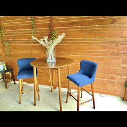 🪵 Person Bar Height Dining Set,Dining Set Counter Height Table Set 2 Person Comedor Barra Bancos🪵