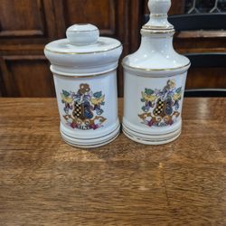 Japanese Cologne And Salts Jars
