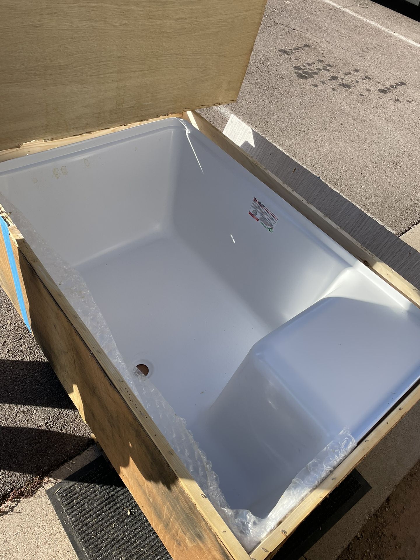 Shower Pan With A Seat