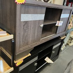 Gray Tv Stand 