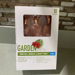 BRAND NEW LED METAL MESH LIGHT SET 