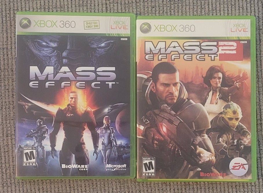 Video games for XBOX 360.    $10 EACH