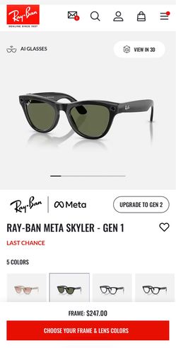 RAY-BAN META SKYLER - GEN 1