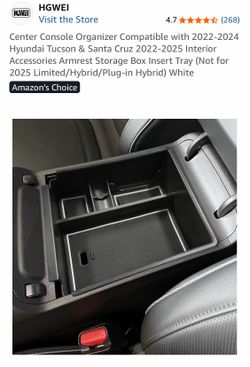 Hyundai Center Console Organizer