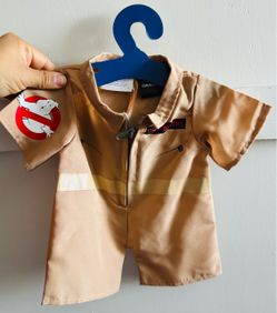 Build-a-bear ghostbusters and jockey outfits