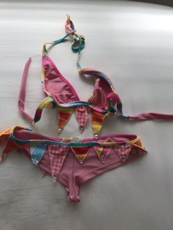 Sexy clown costume -bikini