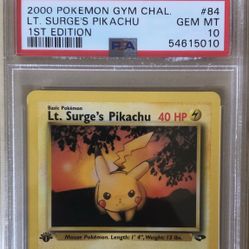 2000 Pikachu 1st Edition - PSA 10
