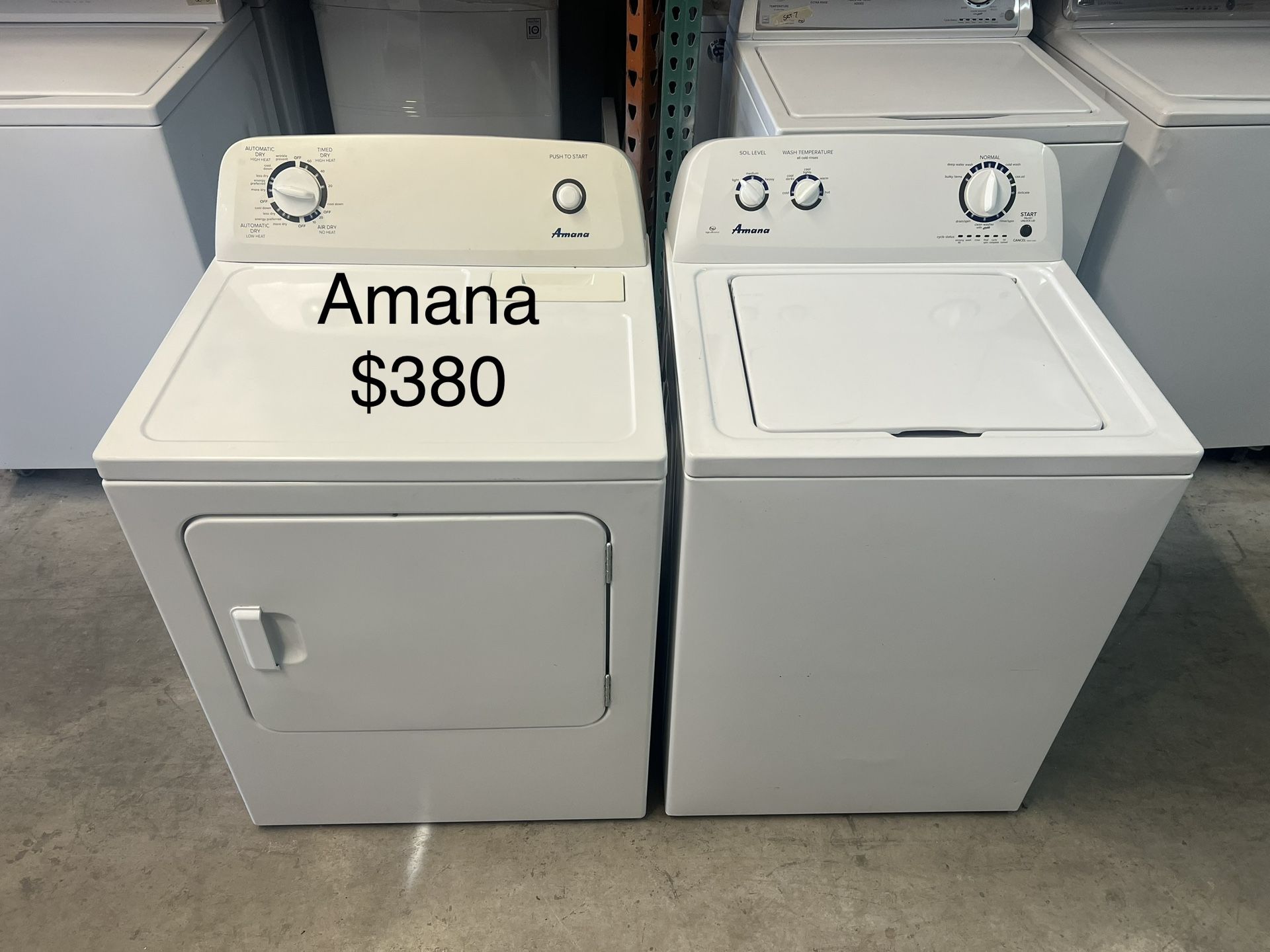 Amana Washer Dryer