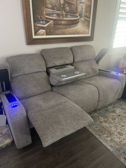 2 - Salvator Street Power Motion Collection reclining couches