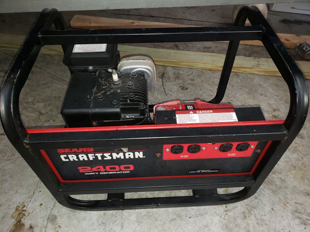 Craftsman 2400 generator