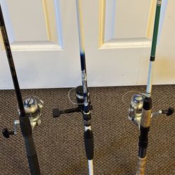 Three Rods With Reels (Code: Yellow)