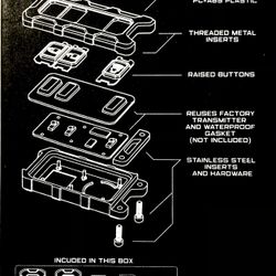 Meso Customs Key Fob, Toyota Tacoma Sandy Key Model