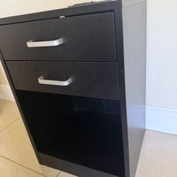 Black Single Nightstand