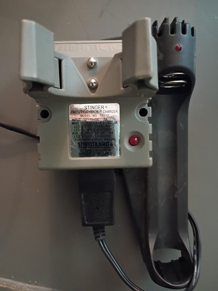 Stingers Stream light Flashlight Charger+ 12v DC Cord