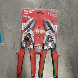 Milwaukee Left And Right Aviation Snip Set