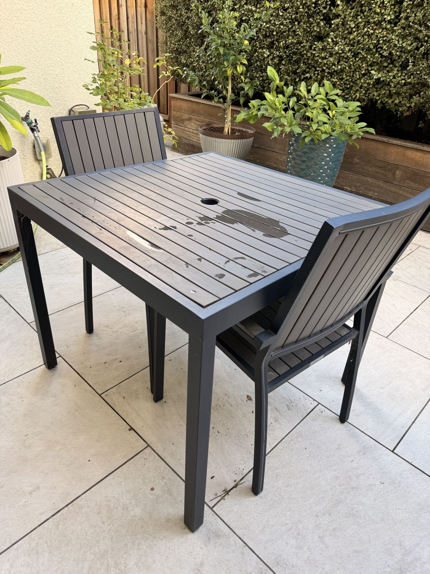 Crate And Barrel Set - 6 Chairs Total 