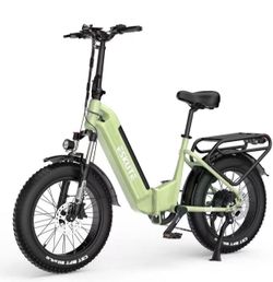 ESKUTE Star Folding Electric Bike, 960Wh LG Battery Cells, Up to 80 Miles Range, 500W(750W Peak) Powerful Motor, Hydraulic Brakes and 7-Speed, 20"x4.0