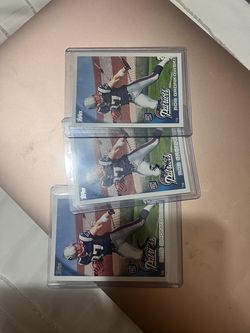 Three Rob Gronkowski Rookie Cards