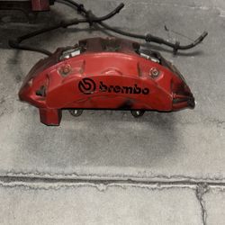2013-2018 Audi C7 C7.5 S6 S7 OEM Red BREMBO Brake Caliper Set Big Brake Brake Kit 