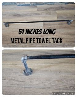 Metal towel bar