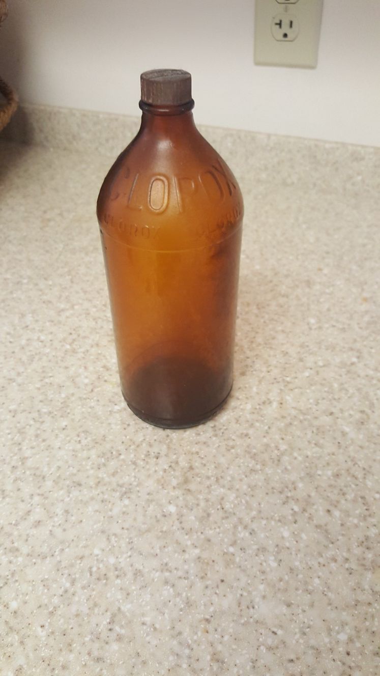 Antique Clorox bottle