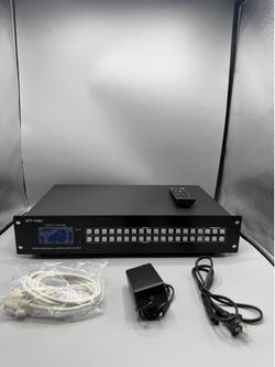 MT-VIKI 16X16 4K HDMI Matrix Switch Support Web GUI & 3.5mm Stereo Audio 4K@30Hz