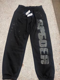Rhinestone Sp5der sweatpants