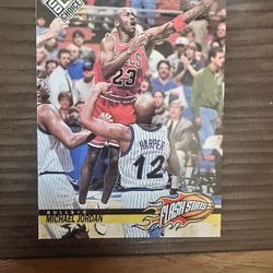 Michael Jordan Upper Deck UD Choice Flash Stats Chicago Bulls Basketball Card