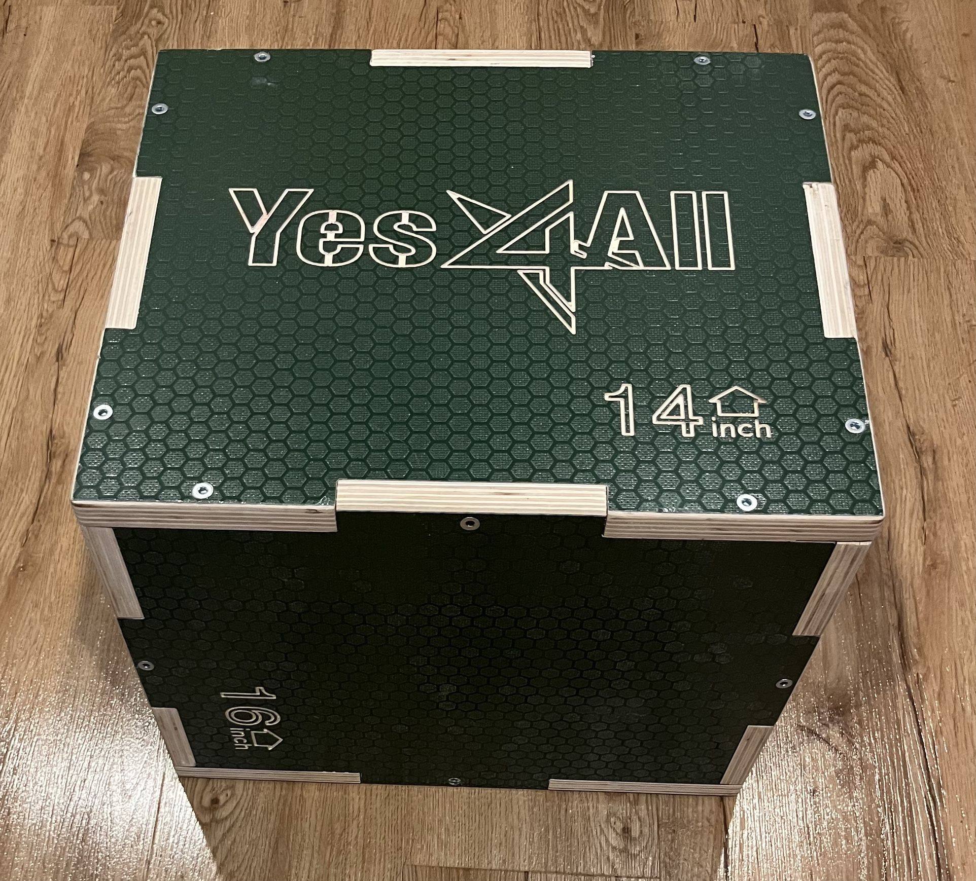 YES 4 ALL 12” 14” 16” Plyometric PLYO Jump Box Barely Used LOOK!