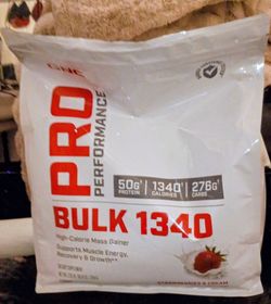 Gnc pro performance bulk 1340 strawberries and cream protein shake