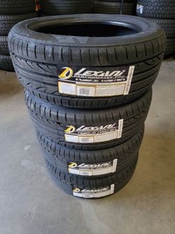 215 55 17 NEW LEXANI TIRES CAMRY AVALON ALTIMA ACCORD ACURA LEXUS KIA MALIBU IMPALA