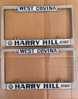 vw rare Harry Hill dealership frames