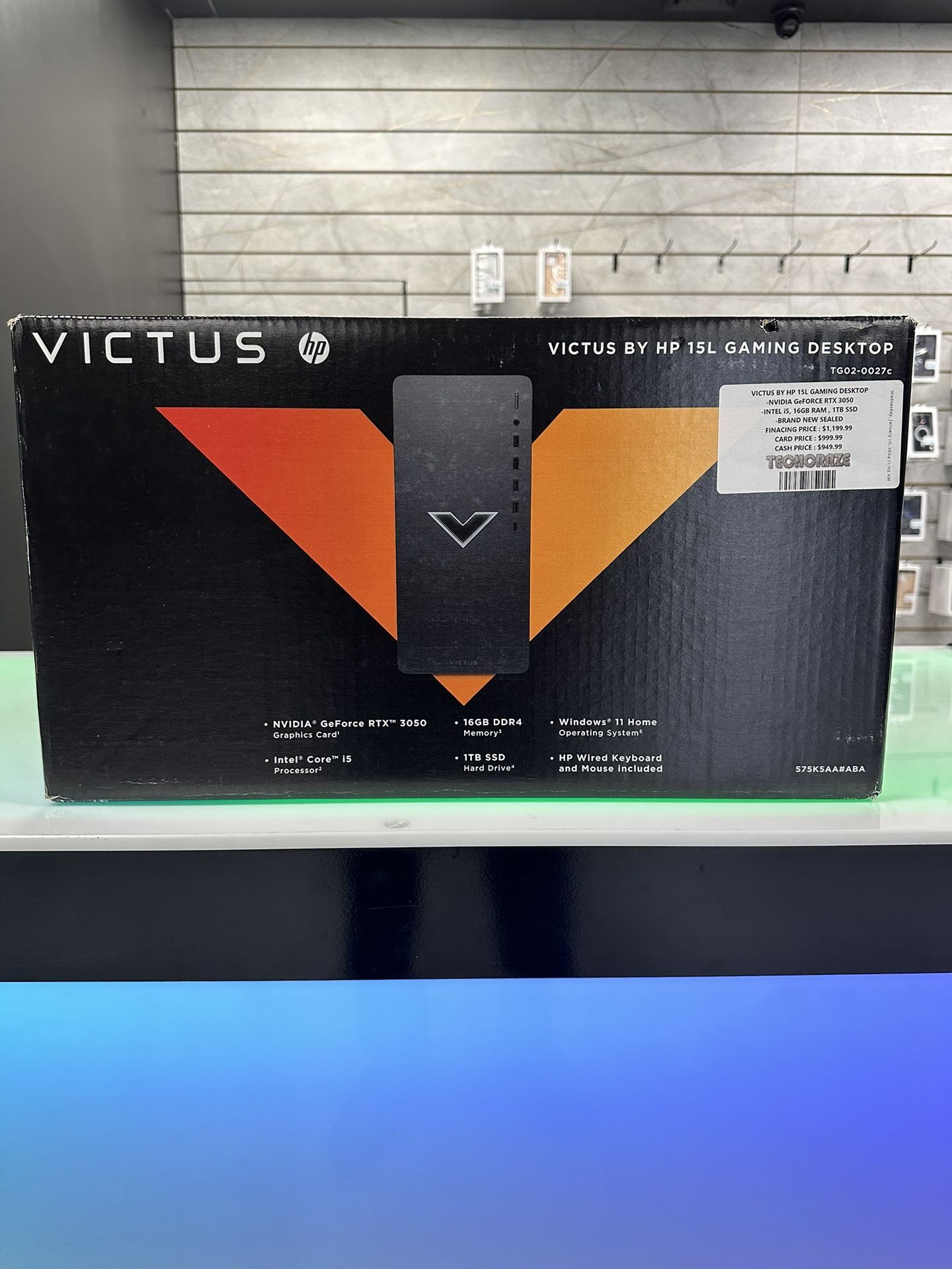 HP Victus 15L Gaming Desktop