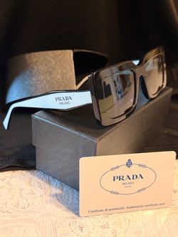 Prada Milano Oversized Square Sunglasses