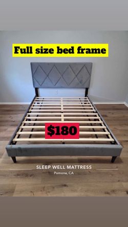 Full size bed frame only