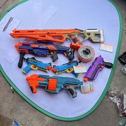 Lot Of Nerf Guns