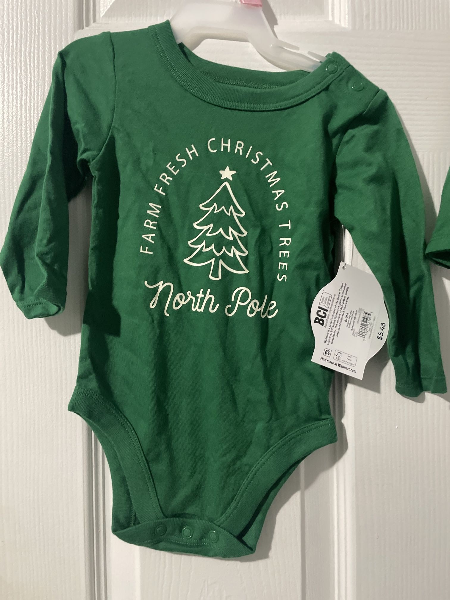2pc Christmas Bodysuit Onesie & Tutu skirt